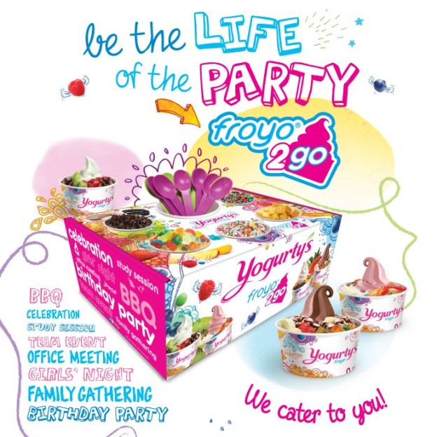 Introducing our Froyo®2go Catering Program! Yogurty's® Froyo® Frozen