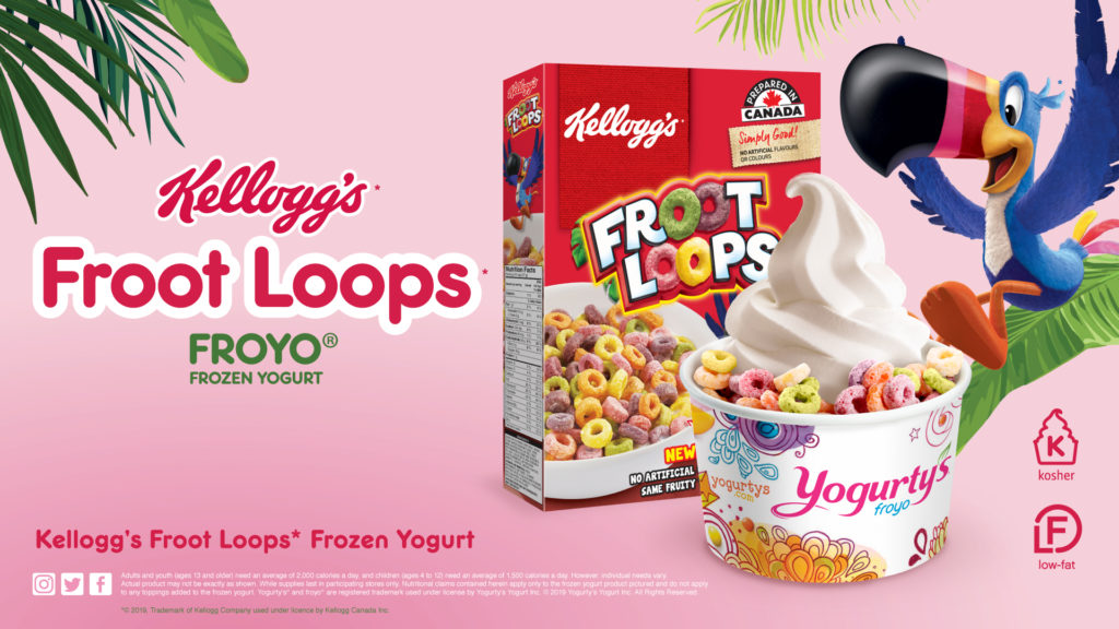 Kellogg's® Froot Loops Frozen Yogurt - Yogurty's® Froyo® Frozen